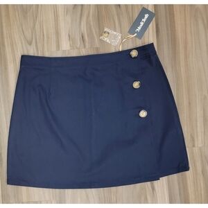 NEW Modcloth Navy Mini Skirt